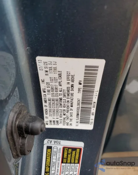 2013 Honda Cr-V Ex from USA, damaged, VIN 5J6RM4H59DL086247